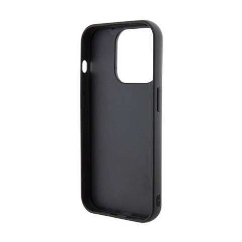 Karl Lagerfeld Gripstand Saffiano Karl & Choupette Pins - Etui iPhone 13 Pro (czarny) Karl Lagerfeld Gripstand Saffiano Karl & Choupette Pins - Etui iPhone 13 Pro (czarny)