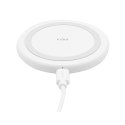 PURO Wireless Charging Station QI - Bezprzewodowa ładowarka indukcyjna Qi (biały)