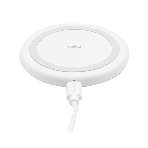 PURO Wireless Charging Station QI - Bezprzewodowa ładowarka indukcyjna Qi (biały) PURO Wireless Charging Station QI - Bezprzewodowa ładowarka indukcyjna Qi (biały)