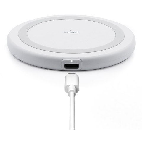 PURO Wireless Charging Station QI - Bezprzewodowa ładowarka indukcyjna Qi (biały) PURO Wireless Charging Station QI - Bezprzewodowa ładowarka indukcyjna Qi (biały)