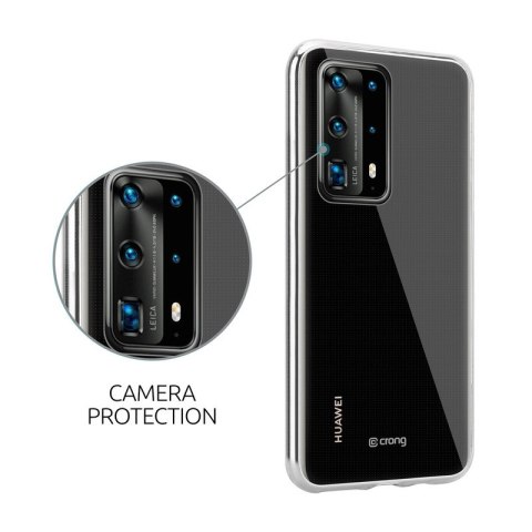 Crong Crystal Slim Cover - Etui Huawei P40 Pro (przezroczysty) Crong Crystal Slim Cover - Etui Huawei P40 Pro (przezroczysty)