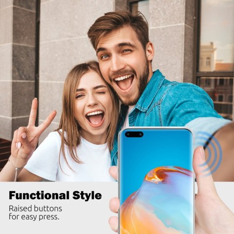 Crong Crystal Slim Cover - Etui Huawei P40 Pro (przezroczysty) Crong Crystal Slim Cover - Etui Huawei P40 Pro (przezroczysty)