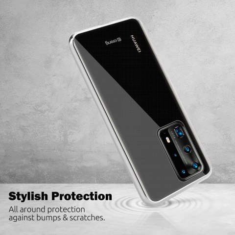 Crong Crystal Slim Cover - Etui Huawei P40 Pro (przezroczysty) Crong Crystal Slim Cover - Etui Huawei P40 Pro (przezroczysty)