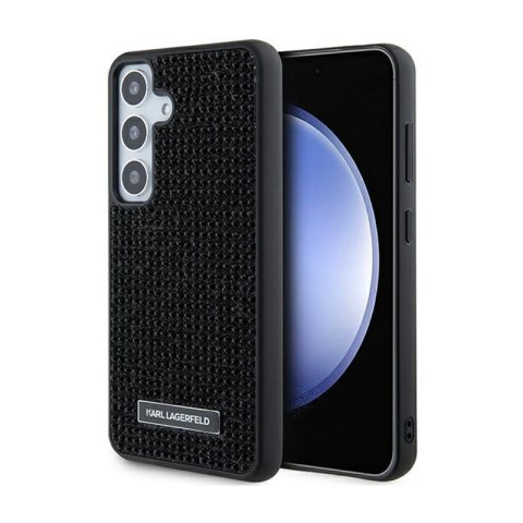 Karl Lagerfeld Rhinestone Metal Logo - Etui Samsung Galaxy S24 (czarny) Karl Lagerfeld Rhinestone Metal Logo - Etui Samsung Galaxy S24 (czarny)