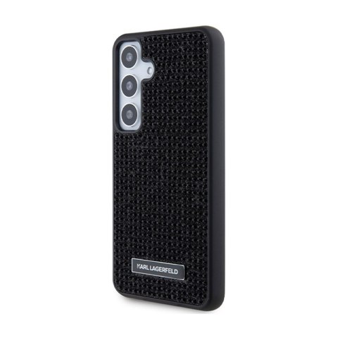 Karl Lagerfeld Rhinestone Metal Logo - Etui Samsung Galaxy S24 (czarny) Karl Lagerfeld Rhinestone Metal Logo - Etui Samsung Galaxy S24 (czarny)
