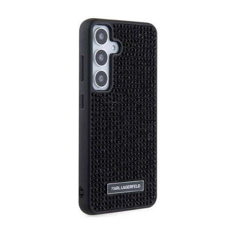 Karl Lagerfeld Rhinestone Metal Logo - Etui Samsung Galaxy S24 (czarny) Karl Lagerfeld Rhinestone Metal Logo - Etui Samsung Galaxy S24 (czarny)
