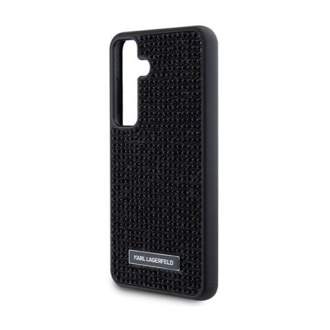 Karl Lagerfeld Rhinestone Metal Logo - Etui Samsung Galaxy S24 (czarny) Karl Lagerfeld Rhinestone Metal Logo - Etui Samsung Galaxy S24 (czarny)