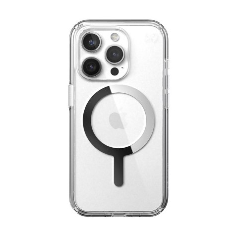 Speck Presidio Perfect-Clear MagSafe - Etui iPhone 15 Pro (Clear / Chrome Finish / Serene Silver) Speck Presidio Perfect-Clear MagSafe - Etui iPhone 15 Pro (Clear / Chrome Finish / Serene Silver)