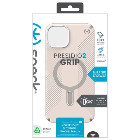 Speck Presidio2 Grip ClickLock & Magsafe - Etui iPhone 15 Plus / iPhone 14 Plus (Bleached Bone / Heirloom Gold / Hazel Brown) Speck Presidio2 Grip ClickLock & Magsafe - Etui iPhone 15 Plus / iPhone 14 Plus (Bleached Bone / Heirloom Gold / Hazel Brown)