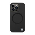 BMW Signature Liquid Silicone MagSafe - Etui iPhone 14 Pro Max (czarny)