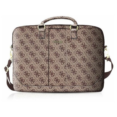 Guess 4G Uptown Computer Bag - Torba na notebooka 16" / 15" (brązowy) Guess 4G Uptown Computer Bag - Torba na notebooka 16" / 15" (brązowy)