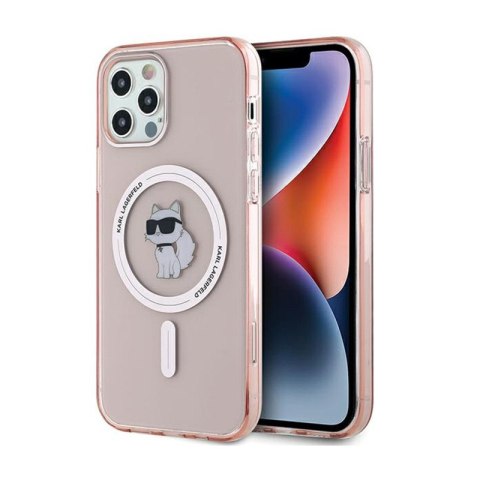 Karl Lagerfeld IML Choupette MagSafe - Etui iPhone 12 / iPhone 12 Pro (różowy) Karl Lagerfeld IML Choupette MagSafe - Etui iPhone 12 / iPhone 12 Pro (różowy)