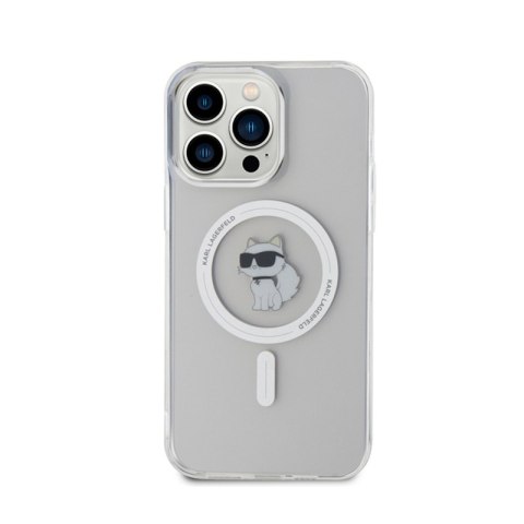 Karl Lagerfeld IML Choupette MagSafe - Etui iPhone 15 Pro Max (przezroczysty) Karl Lagerfeld IML Choupette MagSafe - Etui iPhone 15 Pro Max (przezroczysty)