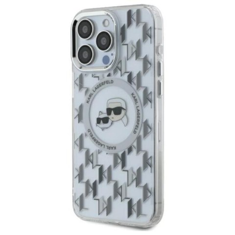 Karl Lagerfeld IML Monogram Karl & Choupette Head MagSafe - Etui iPhone 16 Pro (przezroczysty) Karl Lagerfeld IML Monogram Karl & Choupette Head MagSafe - Etui iPhone 16 Pro (przezroczysty)