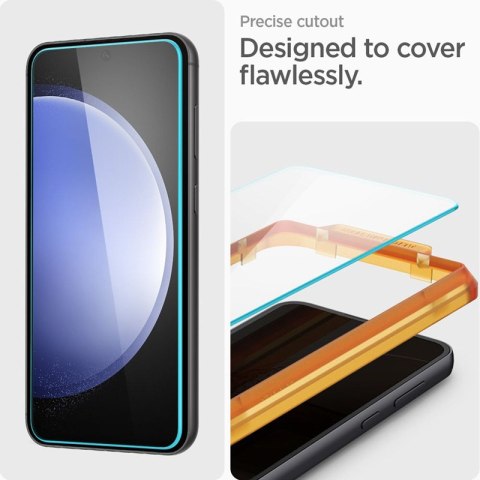 Spigen Alm Glas.TR 2-Pack - Szkło hartowane do Samsung Galaxy S23 FE (2 szt.) (Clear) Spigen Alm Glas.TR 2-Pack - Szkło hartowane do Samsung Galaxy S23 FE (2 szt.) (Clear)