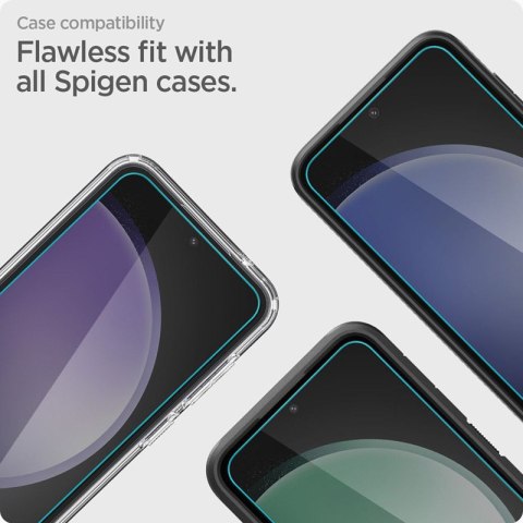 Spigen Alm Glas.TR 2-Pack - Szkło hartowane do Samsung Galaxy S23 FE (2 szt.) (Clear) Spigen Alm Glas.TR 2-Pack - Szkło hartowane do Samsung Galaxy S23 FE (2 szt.) (Clear)