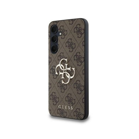 Guess 4G Big Metal Logo - Etui Samsung Galaxy A35 5G (brązowy) Guess 4G Big Metal Logo - Etui Samsung Galaxy A35 5G (brązowy)