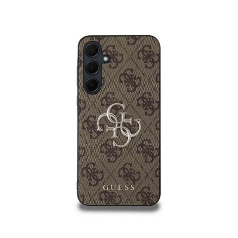 Guess 4G Big Metal Logo - Etui Samsung Galaxy A35 5G (brązowy) Guess 4G Big Metal Logo - Etui Samsung Galaxy A35 5G (brązowy)