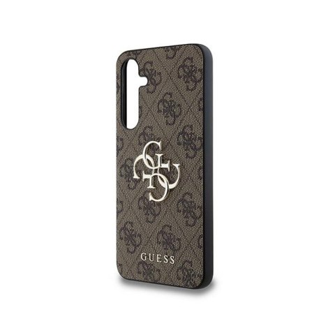 Guess 4G Big Metal Logo - Etui Samsung Galaxy A35 5G (brązowy) Guess 4G Big Metal Logo - Etui Samsung Galaxy A35 5G (brązowy)