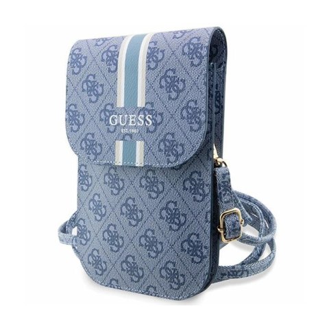Guess 4G Stripes - Torebka crossbody na telefon (niebieski) Guess 4G Stripes - Torebka crossbody na telefon (niebieski)