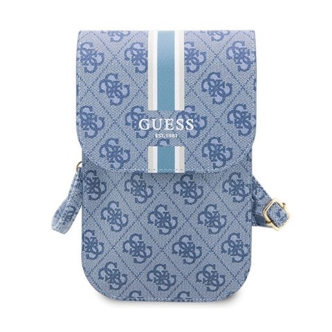 Guess 4G Stripes - Torebka crossbody na telefon (niebieski) Guess 4G Stripes - Torebka crossbody na telefon (niebieski)