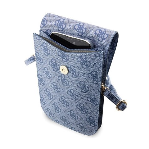 Guess 4G Stripes - Torebka crossbody na telefon (niebieski) Guess 4G Stripes - Torebka crossbody na telefon (niebieski)