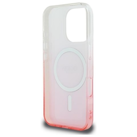 Guess IML Glitter Gradient MagSafe - Etui iPhone 16 Pro (różowy) Guess IML Glitter Gradient MagSafe - Etui iPhone 16 Pro (różowy)