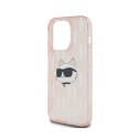 Karl Lagerfeld IML Choupette Head & Monogram - Etui iPhone 13 Pro (różowy)