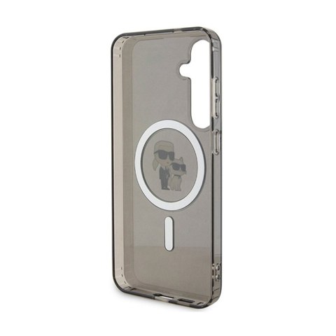 Karl Lagerfeld IML Karl & Choupette Glitter MagSafe - Etui Samsung Galaxy S24+ (czarny) Karl Lagerfeld IML Karl & Choupette Glitter MagSafe - Etui Samsung Galaxy S24+ (czarny)