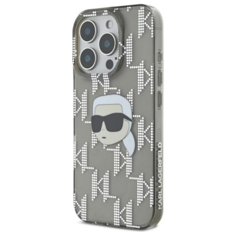 Karl Lagerfeld IML Karl Head Electroplated - Etui iPhone 16 Pro Max (czarny) Karl Lagerfeld IML Karl Head Electroplated - Etui iPhone 16 Pro Max (czarny)