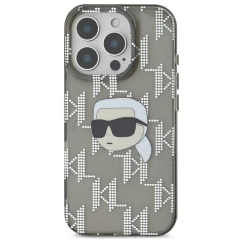 Karl Lagerfeld IML Karl Head Electroplated - Etui iPhone 16 Pro Max (czarny) Karl Lagerfeld IML Karl Head Electroplated - Etui iPhone 16 Pro Max (czarny)