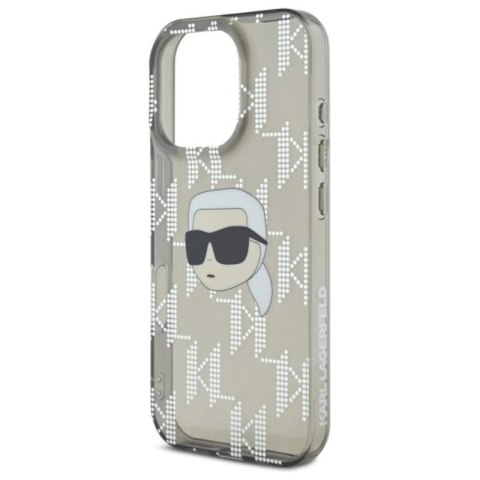 Karl Lagerfeld IML Karl Head Electroplated - Etui iPhone 16 Pro Max (czarny) Karl Lagerfeld IML Karl Head Electroplated - Etui iPhone 16 Pro Max (czarny)