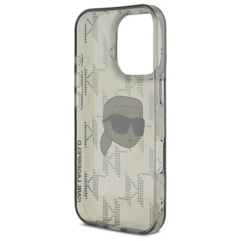 Karl Lagerfeld IML Karl Head Electroplated - Etui iPhone 16 Pro Max (czarny) Karl Lagerfeld IML Karl Head Electroplated - Etui iPhone 16 Pro Max (czarny)