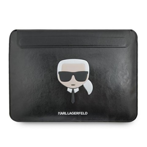 Karl Lagerfeld Ikonik Sleeve - Etui na notebook 16" (Czarny) Karl Lagerfeld Ikonik Sleeve - Etui na notebook 16" (Czarny)
