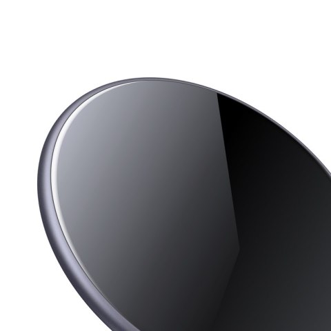 Crong PowerSpot Fast Wireless Charger - Aluminiowa ładowarka bezprzewodowa Qi 15W USB-C z powłoką ze szkła hartowanego (Shadow B Crong PowerSpot Fast Wireless Charger - Aluminiowa ładowarka bezprzewodowa Qi 15W USB-C z powłoką ze szkła hartowanego (Shadow B