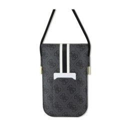 Guess 4G Stripes - Torebka crossbody na telefon (czarny)