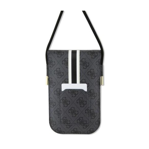 Guess 4G Stripes - Torebka crossbody na telefon (czarny) Guess 4G Stripes - Torebka crossbody na telefon (czarny)