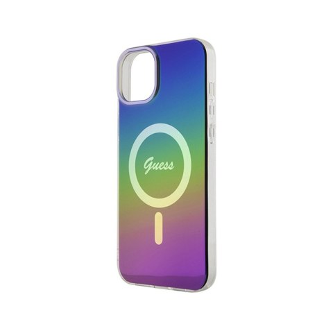 Guess IML Iridescent MagSafe - Etui iPhone 15 (kolorowy) Guess IML Iridescent MagSafe - Etui iPhone 15 (kolorowy)