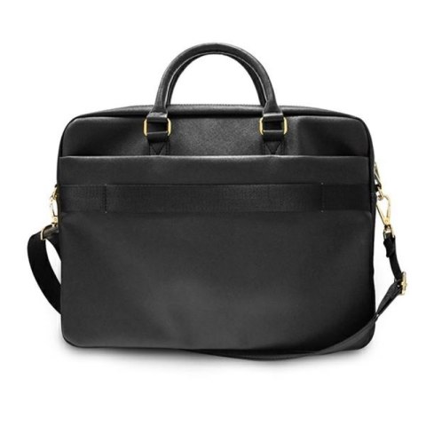 Guess Saffiano Script Computer Bag - Torba na notebooka 15" (czarny) Guess Saffiano Script Computer Bag - Torba na notebooka 15" (czarny)