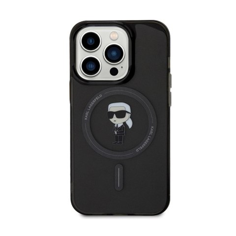 Karl Lagerfeld IML Ikonik MagSafe - Etui iPhone 14 Pro Max (czarny) Karl Lagerfeld IML Ikonik MagSafe - Etui iPhone 14 Pro Max (czarny)
