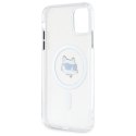 Karl Lagerfeld IML Metal Choupette Head MagSafe - Etui iPhone 11 (biały)