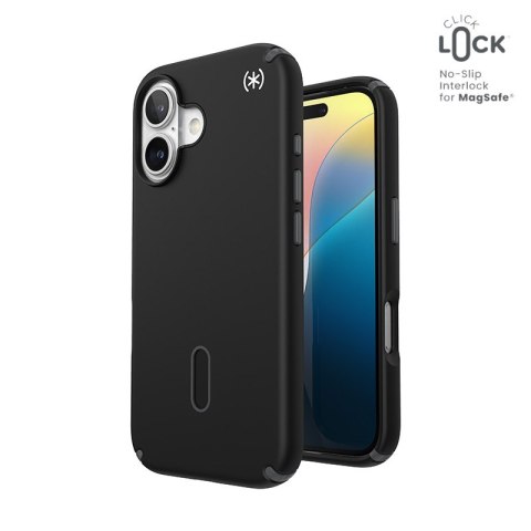 Speck Presidio2 Pro ClickLock & MagSafe - Etui iPhone 16 (Black / Slate Grey / White) Speck Presidio2 Pro ClickLock & MagSafe - Etui iPhone 16 (Black / Slate Grey / White)