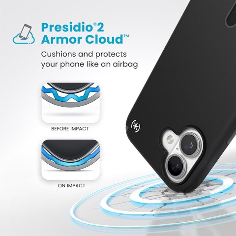 Speck Presidio2 Pro ClickLock & MagSafe - Etui iPhone 16 (Black / Slate Grey / White) Speck Presidio2 Pro ClickLock & MagSafe - Etui iPhone 16 (Black / Slate Grey / White)