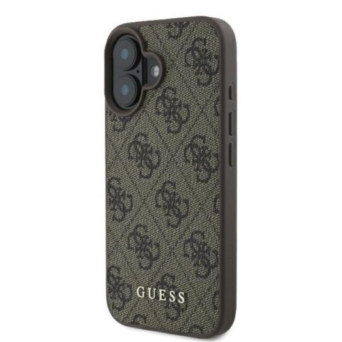 Guess 4G Classic - Etui iPhone 16 Plus (brązowy) Guess 4G Classic - Etui iPhone 16 Plus (brązowy)