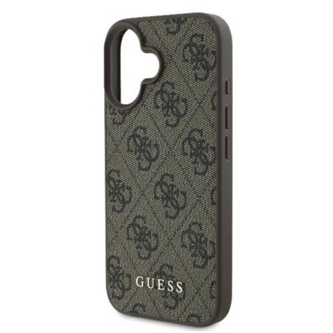 Guess 4G Classic - Etui iPhone 16 Plus (brązowy) Guess 4G Classic - Etui iPhone 16 Plus (brązowy)