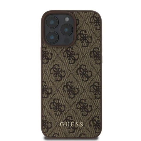 Guess 4G Classic - Etui iPhone 16 Pro (brązowy) Guess 4G Classic - Etui iPhone 16 Pro (brązowy)