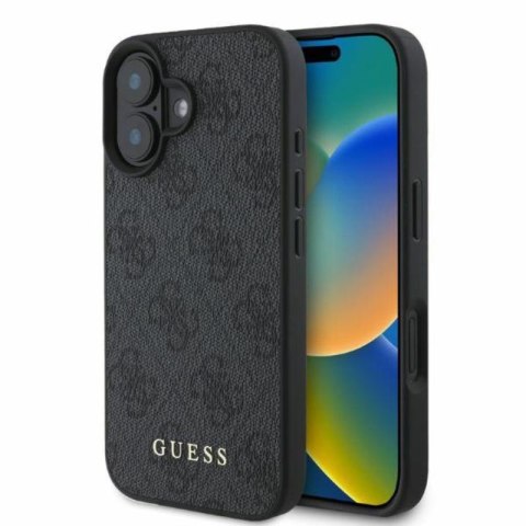 Guess 4G Classic - Etui iPhone 16 (czarny) Guess 4G Classic - Etui iPhone 16 (czarny)