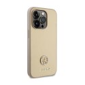 Guess 4G Strass Metal Logo - Etui iPhone 15 Pro Max (złoty)