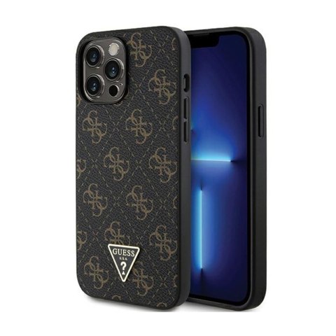 Guess 4G Triangle Metal Logo - Etui iPhone 13 Pro Max (czarny) Guess 4G Triangle Metal Logo - Etui iPhone 13 Pro Max (czarny)