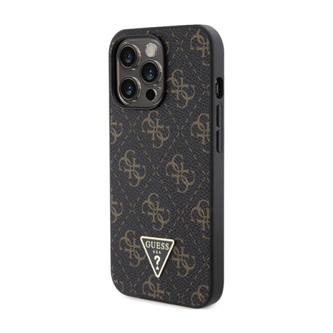 Guess 4G Triangle Metal Logo - Etui iPhone 13 Pro Max (czarny) Guess 4G Triangle Metal Logo - Etui iPhone 13 Pro Max (czarny)